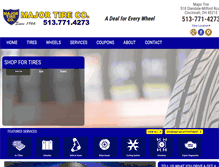 Tablet Screenshot of majortire.com